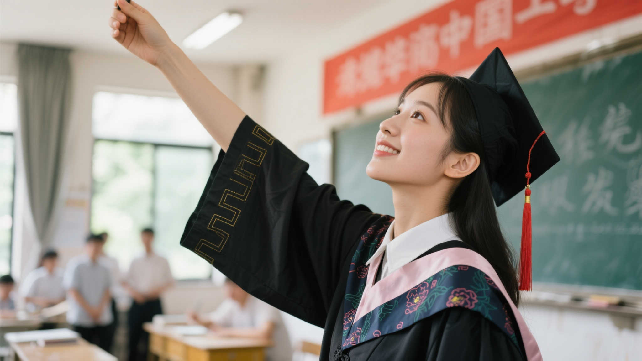 奥运冠军教练与弟子关注中国女排，杨涵玉晒毕业照引瞩目