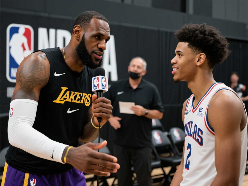 NBA总决赛媒体开放日球星互动频繁 NBA总决赛媒体开放日球星互动频繁